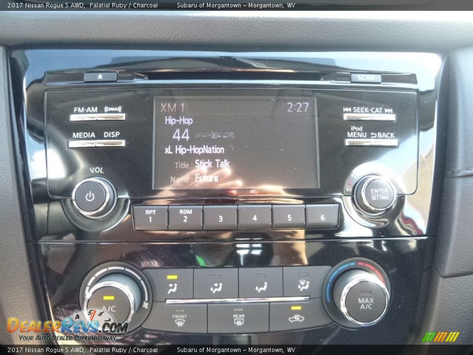 2017 Nissan Rogue S AWD Palatial Ruby / Charcoal Photo #17