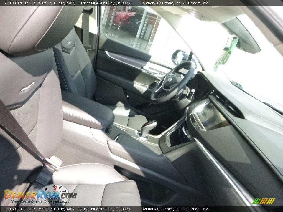 2018 Cadillac XT5 Premium Luxury AWD Harbor Blue Metallic / Jet Black Photo #10