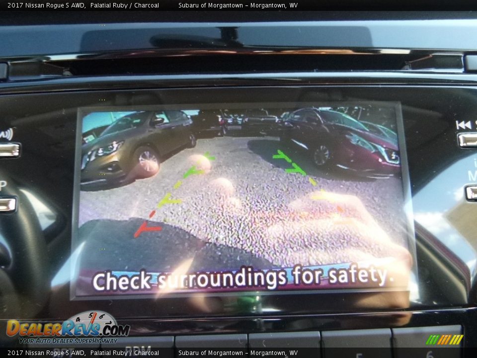 2017 Nissan Rogue S AWD Palatial Ruby / Charcoal Photo #18