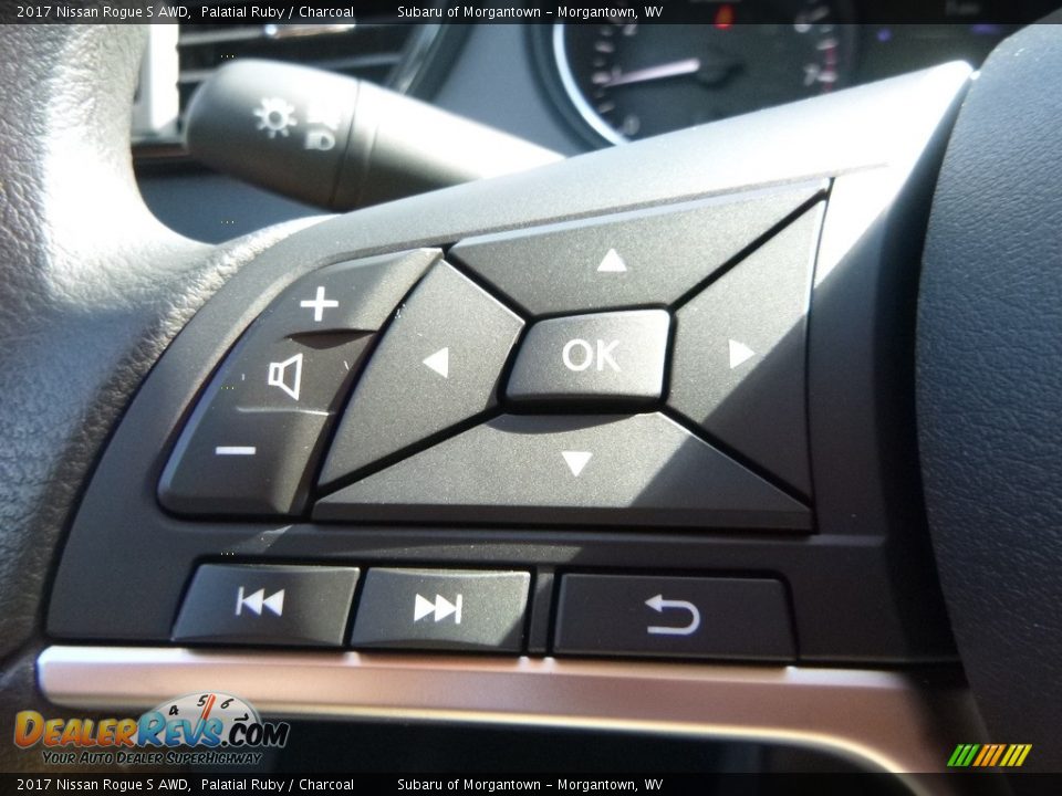 2017 Nissan Rogue S AWD Palatial Ruby / Charcoal Photo #20