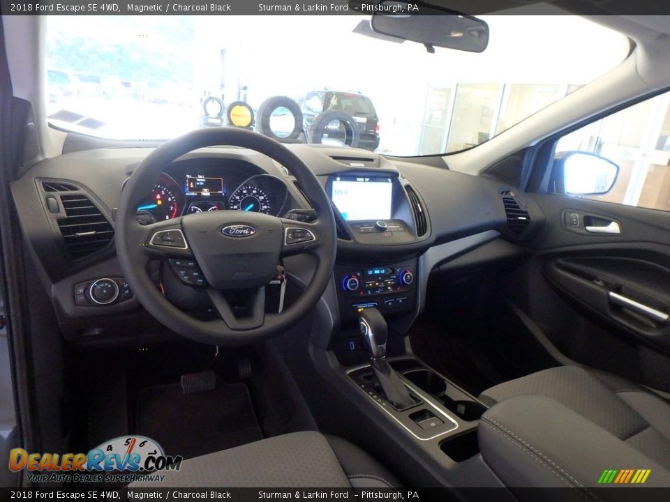 2018 Ford Escape SE 4WD Magnetic / Charcoal Black Photo #11