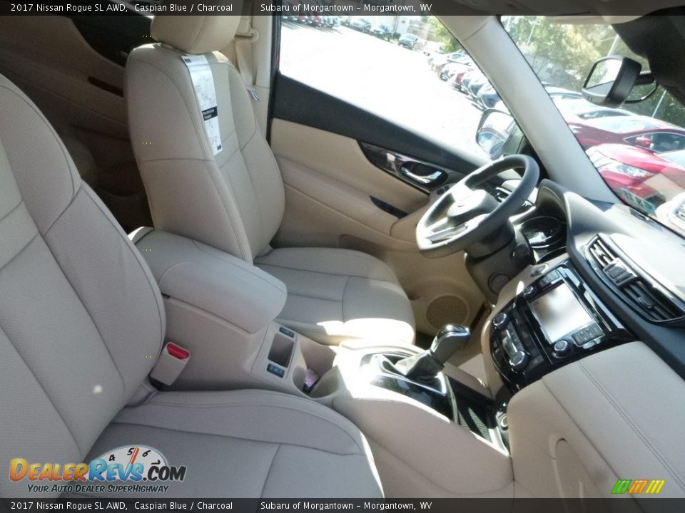 2017 Nissan Rogue SL AWD Caspian Blue / Charcoal Photo #9