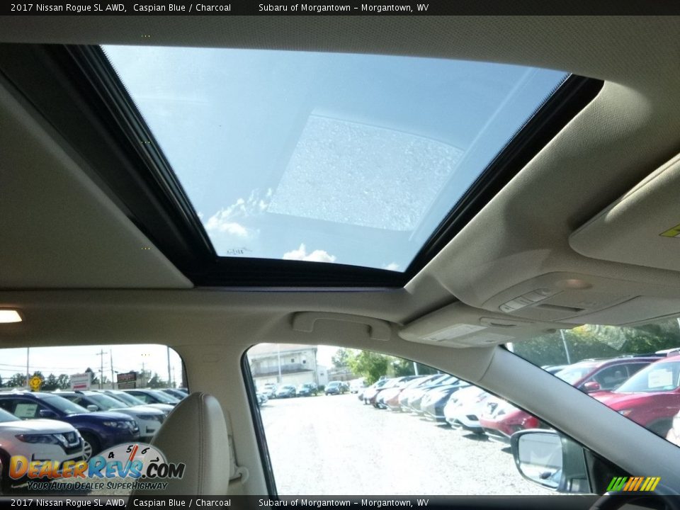 2017 Nissan Rogue SL AWD Caspian Blue / Charcoal Photo #10