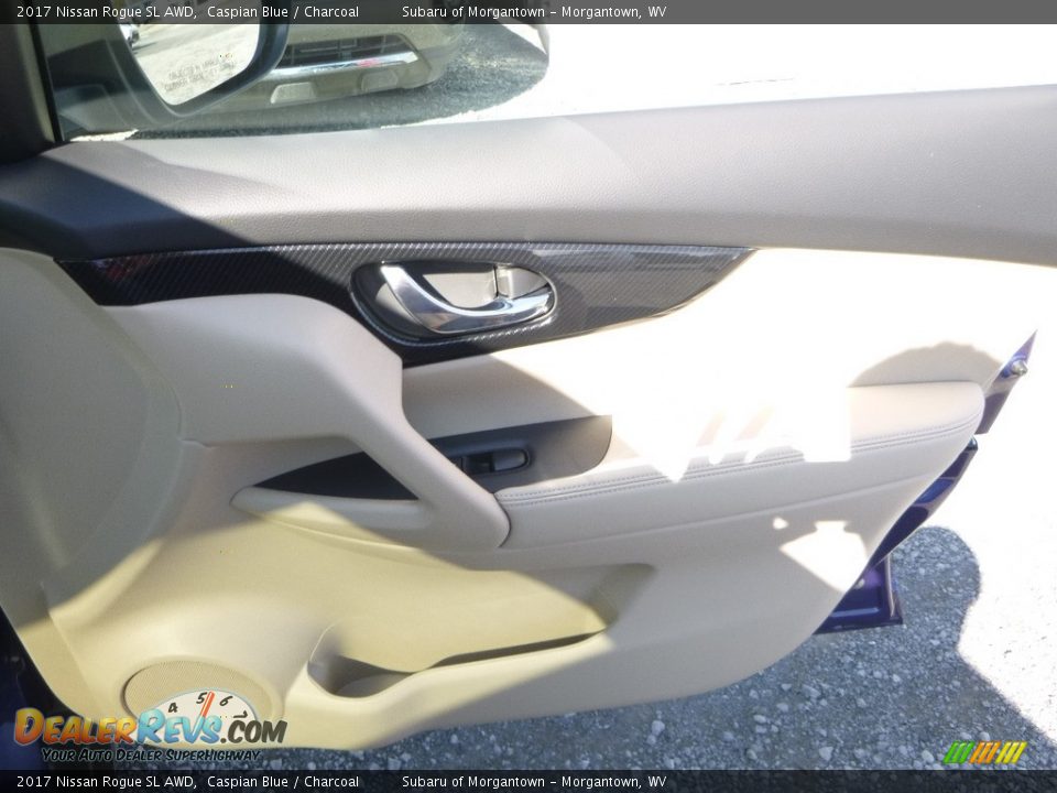 2017 Nissan Rogue SL AWD Caspian Blue / Charcoal Photo #11