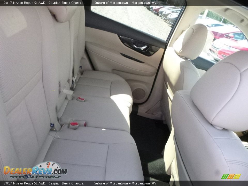 2017 Nissan Rogue SL AWD Caspian Blue / Charcoal Photo #12