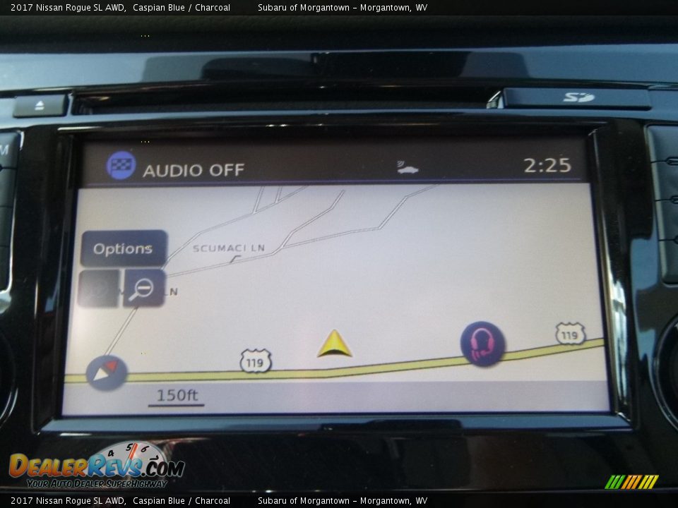 2017 Nissan Rogue SL AWD Caspian Blue / Charcoal Photo #16