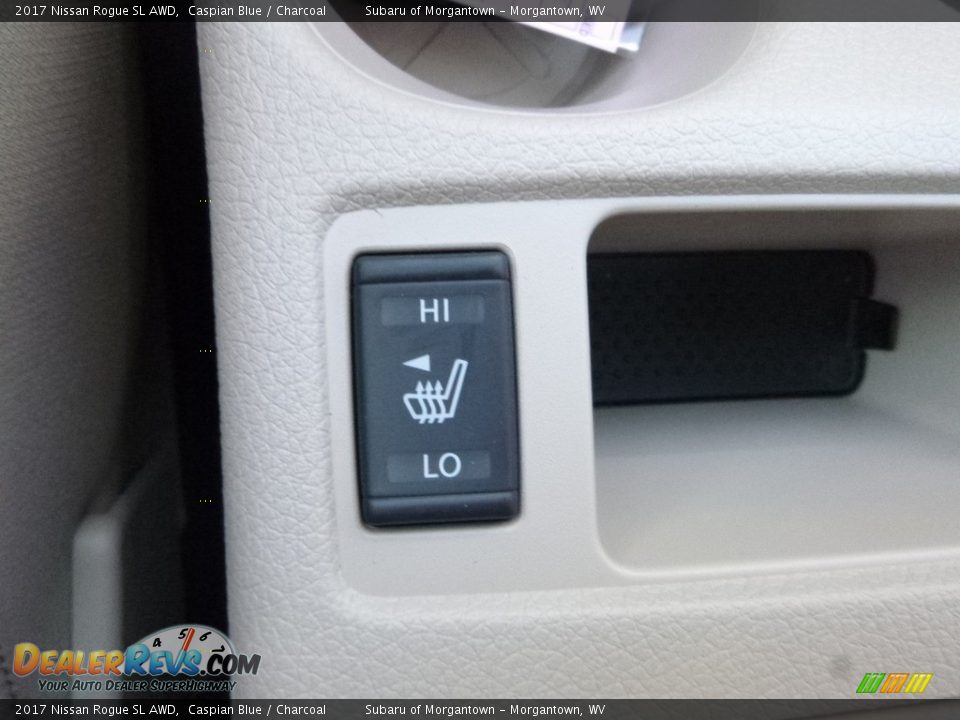 2017 Nissan Rogue SL AWD Caspian Blue / Charcoal Photo #19
