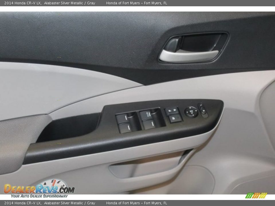 2014 Honda CR-V LX Alabaster Silver Metallic / Gray Photo #9