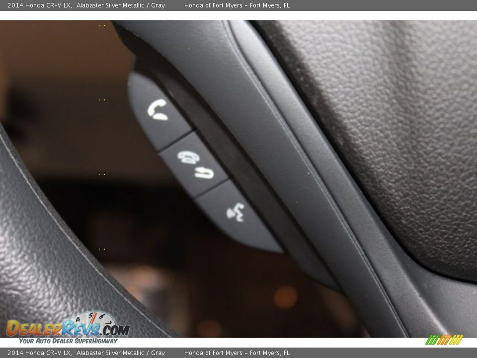 2014 Honda CR-V LX Alabaster Silver Metallic / Gray Photo #15