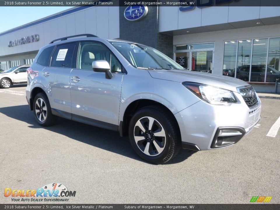 2018 Subaru Forester 2.5i Limited Ice Silver Metallic / Platinum Photo #1