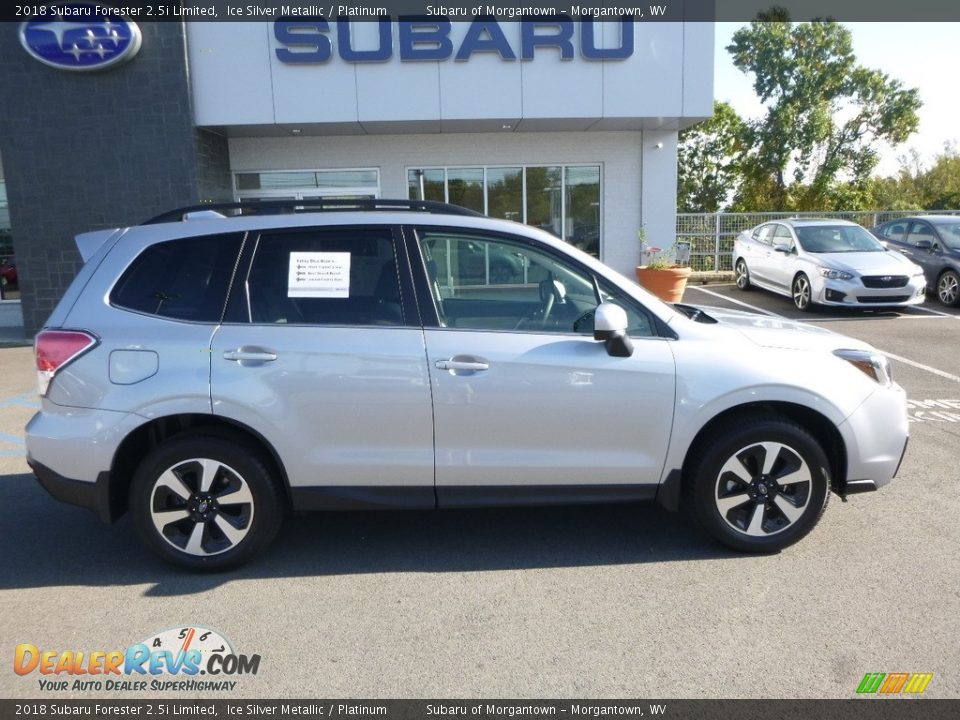 Ice Silver Metallic 2018 Subaru Forester 2.5i Limited Photo #3