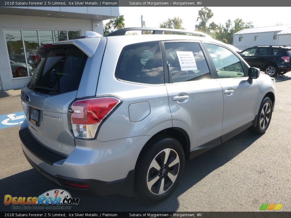 2018 Subaru Forester 2.5i Limited Ice Silver Metallic / Platinum Photo #4