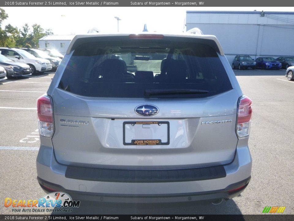 2018 Subaru Forester 2.5i Limited Ice Silver Metallic / Platinum Photo #5