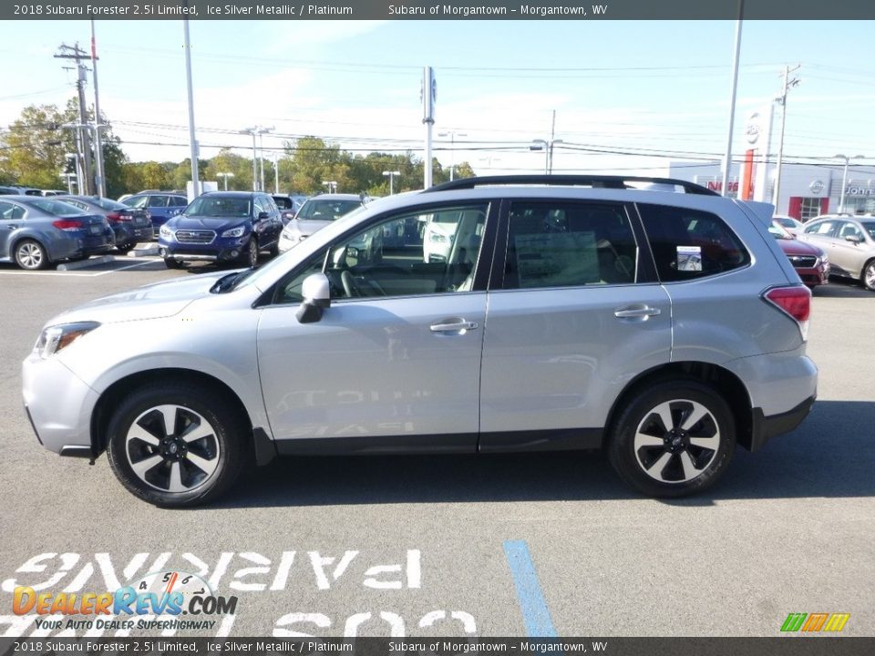 2018 Subaru Forester 2.5i Limited Ice Silver Metallic / Platinum Photo #7