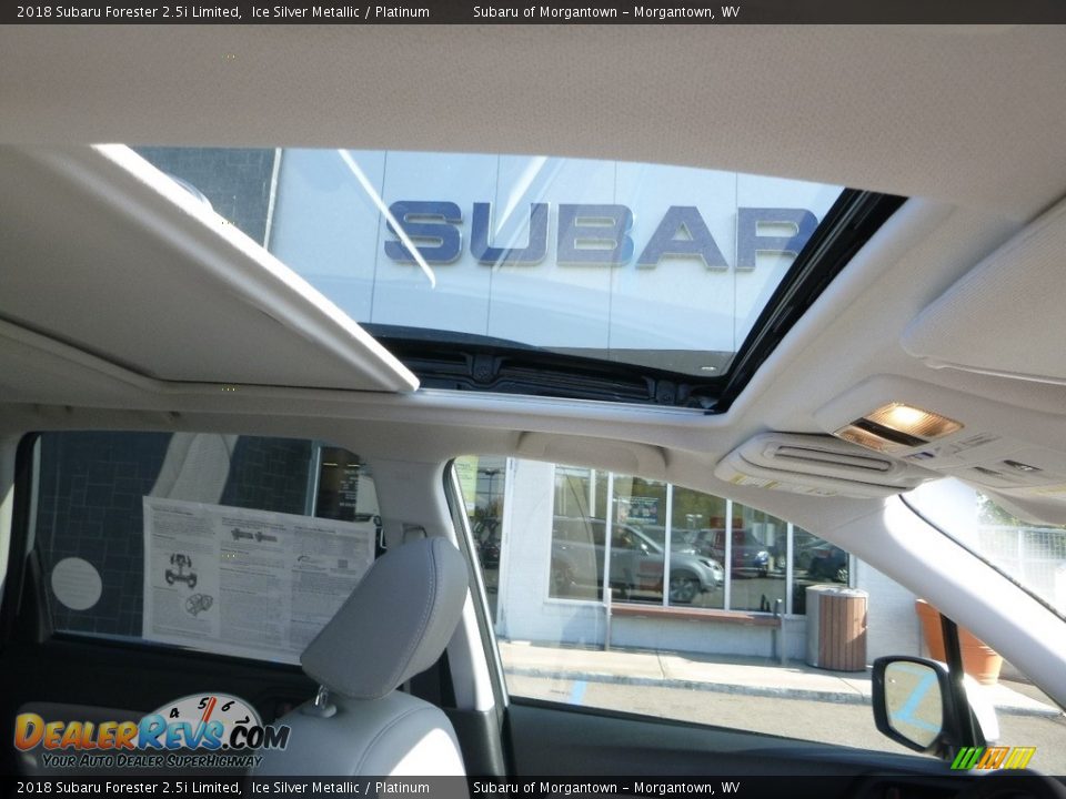 2018 Subaru Forester 2.5i Limited Ice Silver Metallic / Platinum Photo #12