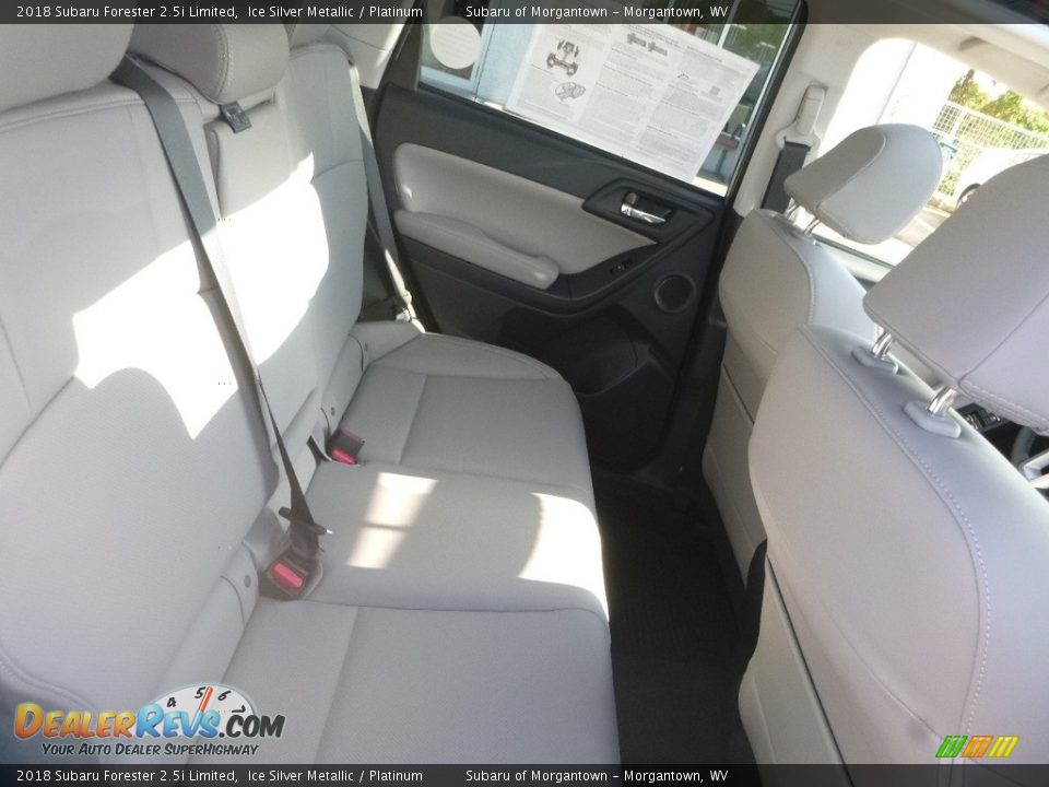 2018 Subaru Forester 2.5i Limited Ice Silver Metallic / Platinum Photo #13