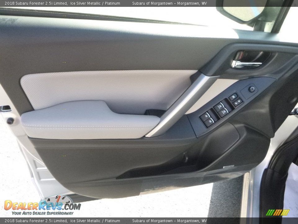 2018 Subaru Forester 2.5i Limited Ice Silver Metallic / Platinum Photo #14