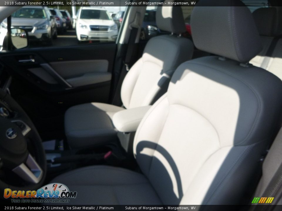2018 Subaru Forester 2.5i Limited Ice Silver Metallic / Platinum Photo #15