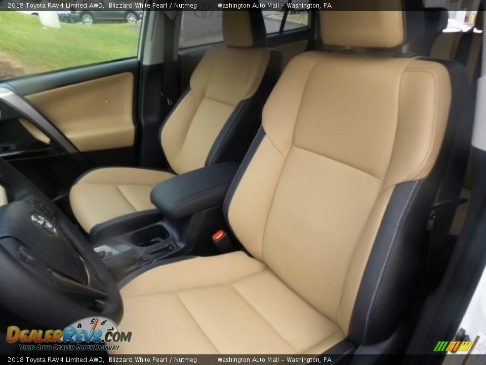 Front Seat of 2018 Toyota RAV4 Limited AWD Photo #10