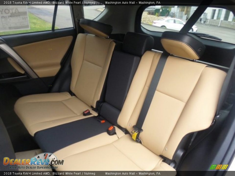 Rear Seat of 2018 Toyota RAV4 Limited AWD Photo #13