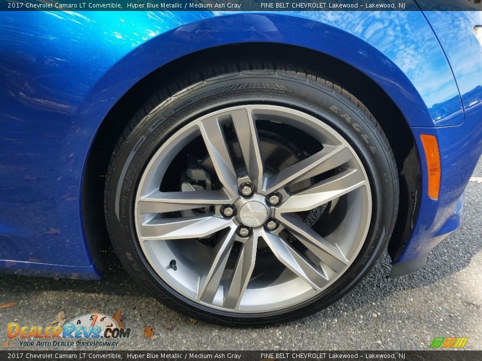 2017 Chevrolet Camaro LT Convertible Hyper Blue Metallic / Medium Ash Gray Photo #9