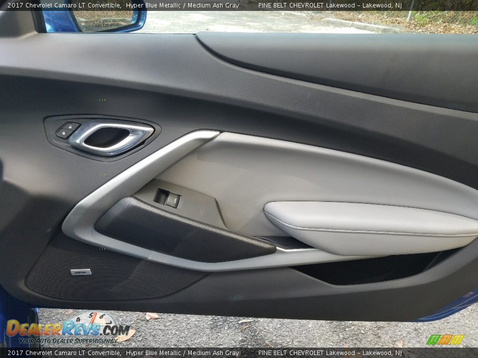 2017 Chevrolet Camaro LT Convertible Hyper Blue Metallic / Medium Ash Gray Photo #10