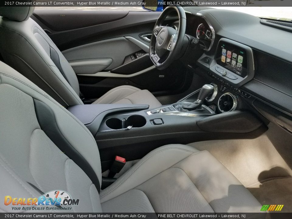 2017 Chevrolet Camaro LT Convertible Hyper Blue Metallic / Medium Ash Gray Photo #11