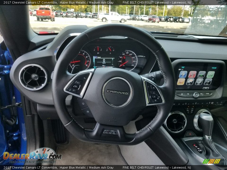 2017 Chevrolet Camaro LT Convertible Hyper Blue Metallic / Medium Ash Gray Photo #16