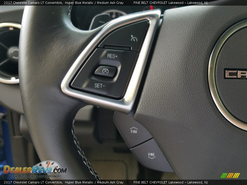 2017 Chevrolet Camaro LT Convertible Hyper Blue Metallic / Medium Ash Gray Photo #18