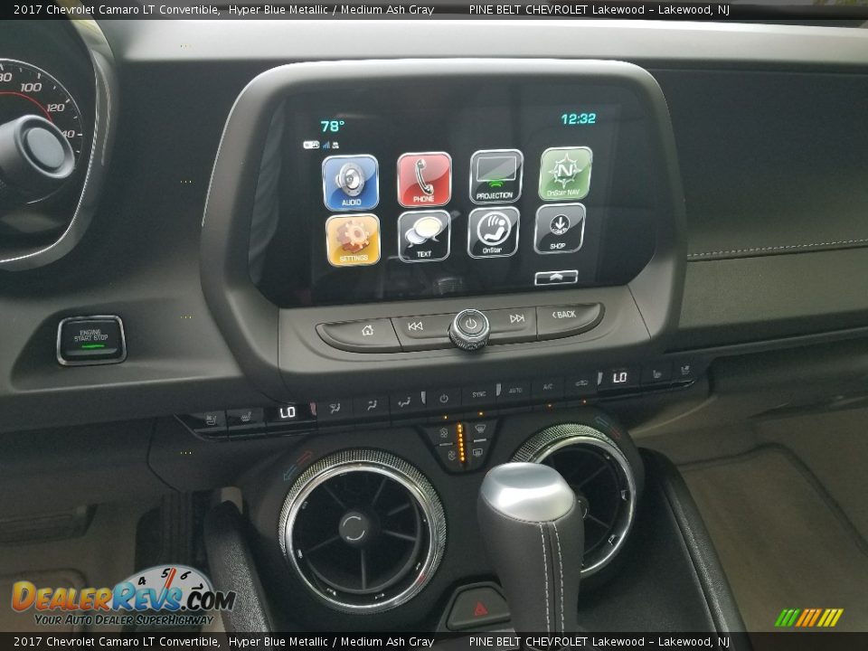 2017 Chevrolet Camaro LT Convertible Hyper Blue Metallic / Medium Ash Gray Photo #21