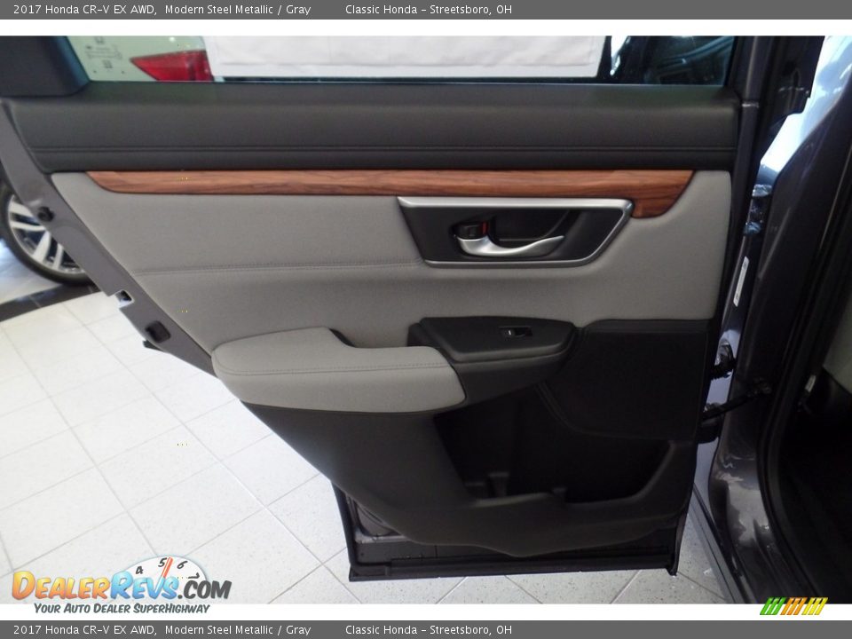 2017 Honda CR-V EX AWD Modern Steel Metallic / Gray Photo #6