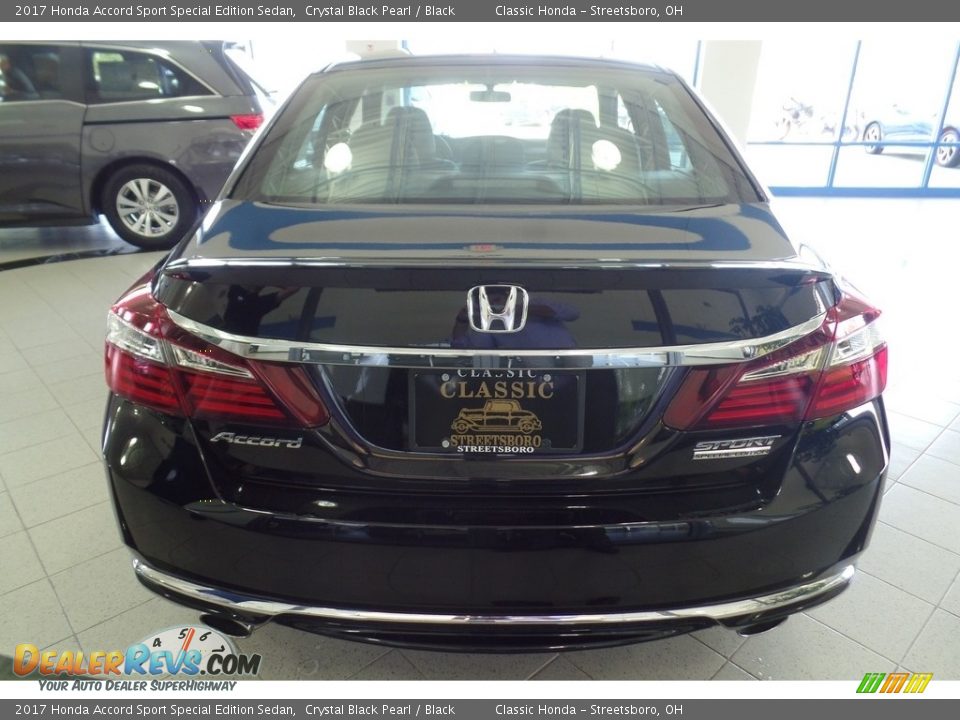 2017 Honda Accord Sport Special Edition Sedan Crystal Black Pearl / Black Photo #4