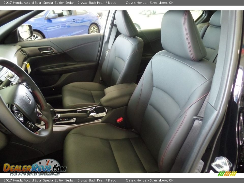 2017 Honda Accord Sport Special Edition Sedan Crystal Black Pearl / Black Photo #6