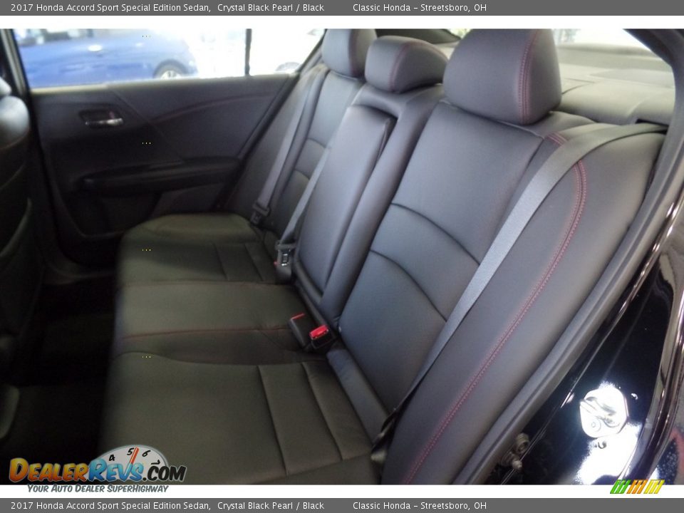 2017 Honda Accord Sport Special Edition Sedan Crystal Black Pearl / Black Photo #7