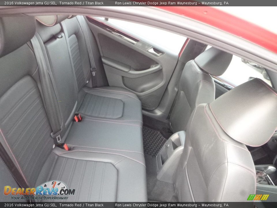 Rear Seat of 2016 Volkswagen Jetta GLI SEL Photo #13