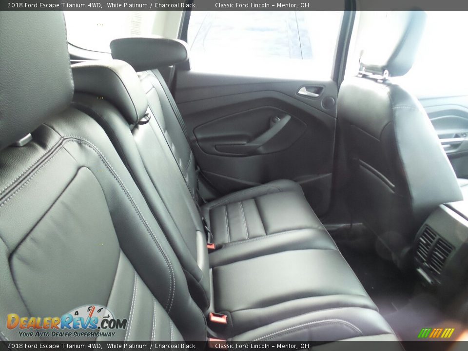 2018 Ford Escape Titanium 4WD White Platinum / Charcoal Black Photo #5