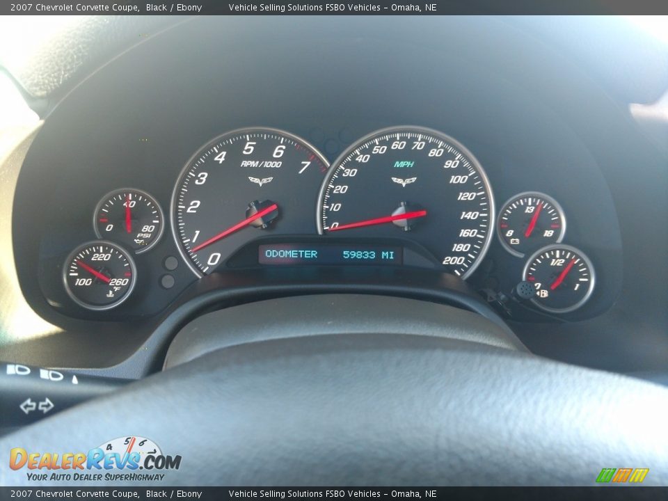 2007 Chevrolet Corvette Coupe Black / Ebony Photo #3