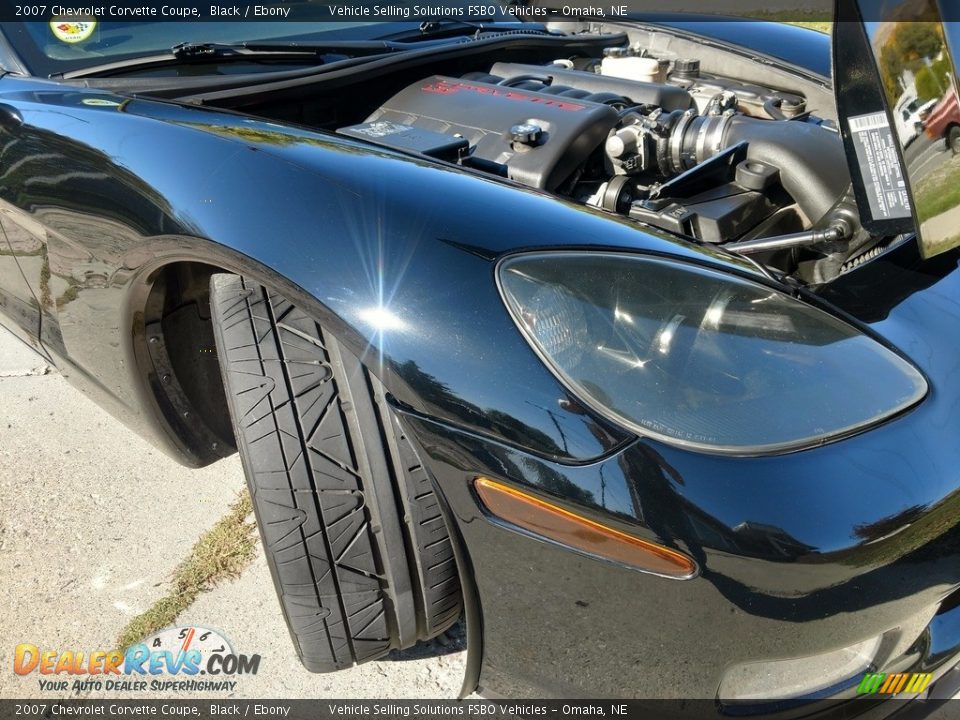 2007 Chevrolet Corvette Coupe Black / Ebony Photo #17