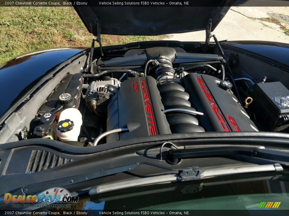 2007 Chevrolet Corvette Coupe Black / Ebony Photo #21