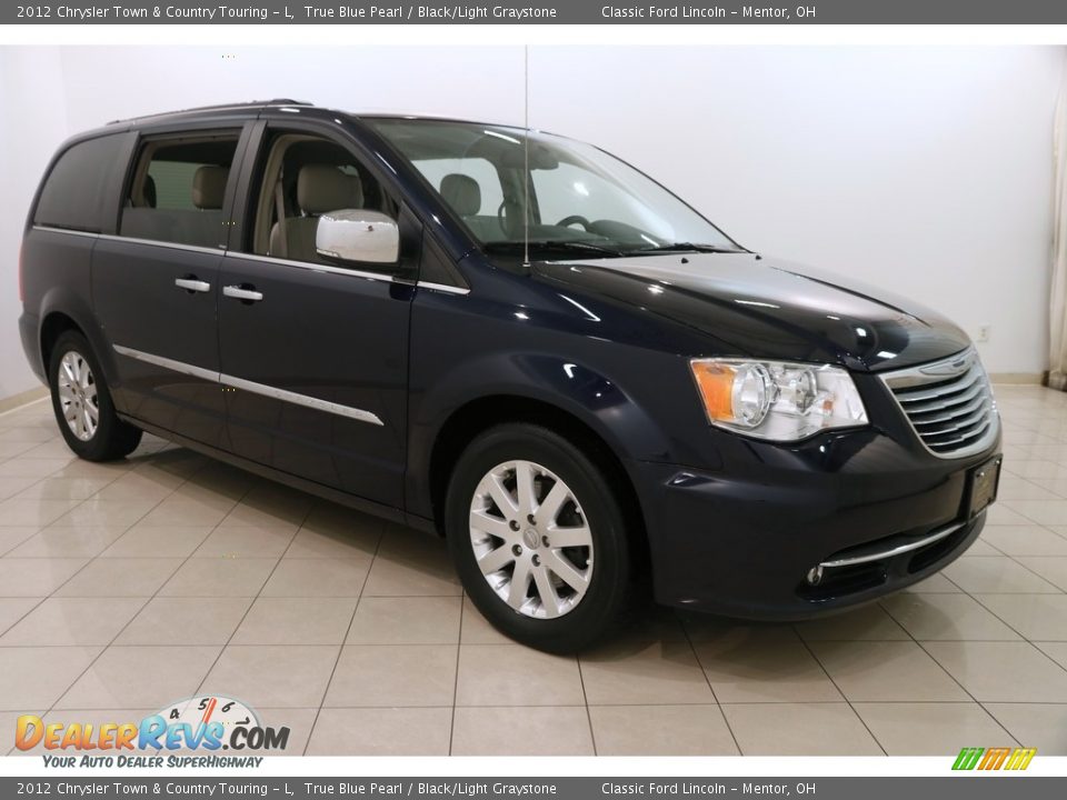 2012 Chrysler Town & Country Touring - L True Blue Pearl / Black/Light Graystone Photo #1