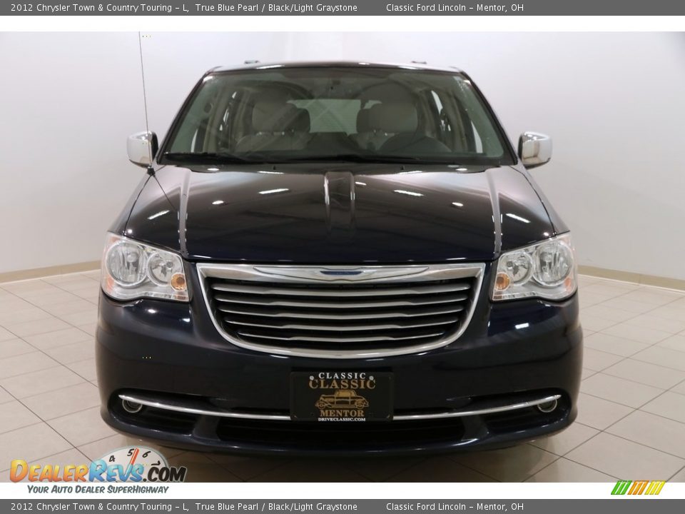 2012 Chrysler Town & Country Touring - L True Blue Pearl / Black/Light Graystone Photo #2