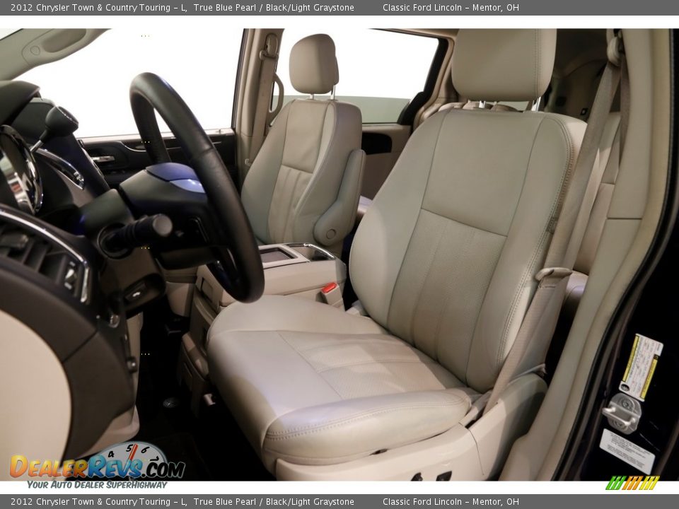 2012 Chrysler Town & Country Touring - L True Blue Pearl / Black/Light Graystone Photo #5