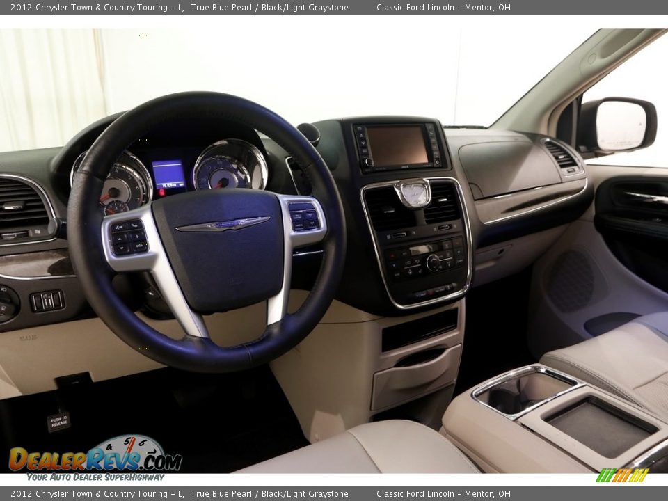 2012 Chrysler Town & Country Touring - L True Blue Pearl / Black/Light Graystone Photo #6