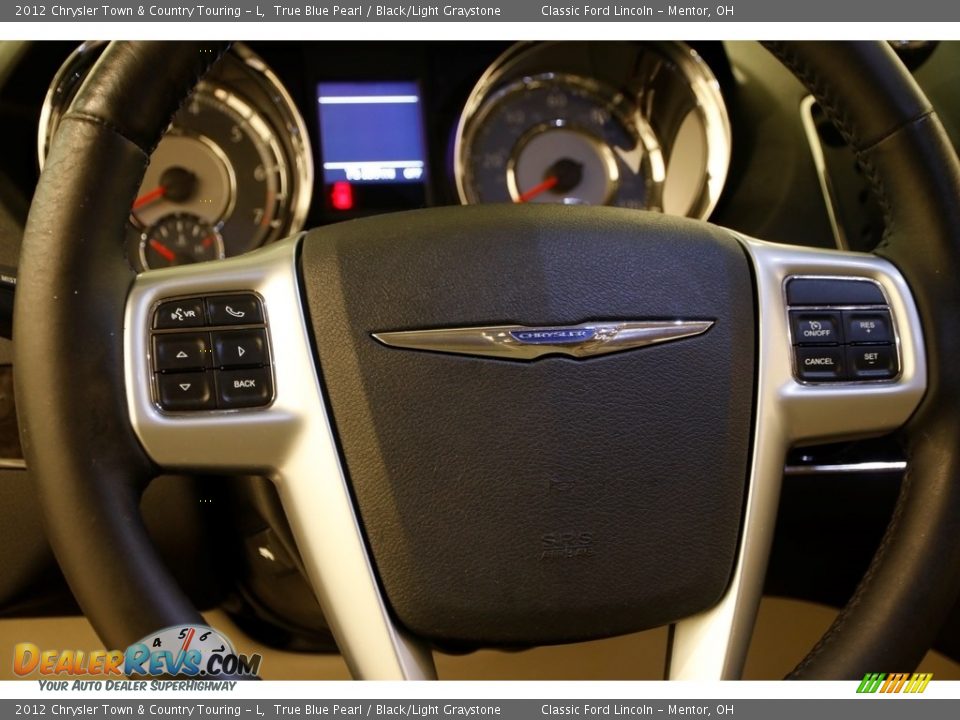2012 Chrysler Town & Country Touring - L True Blue Pearl / Black/Light Graystone Photo #7