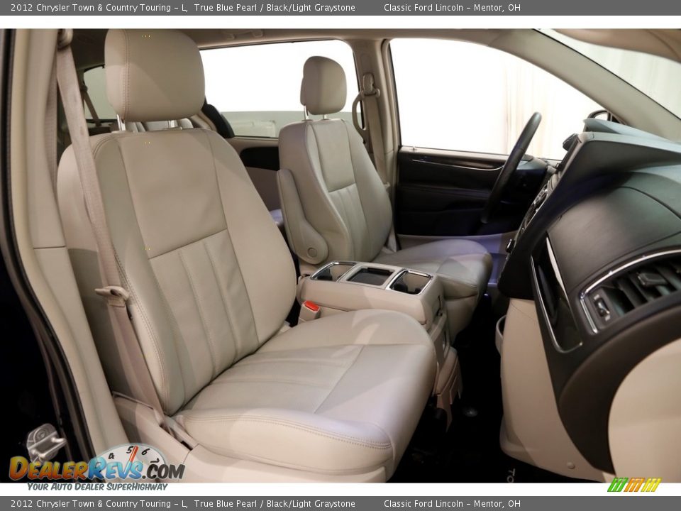 2012 Chrysler Town & Country Touring - L True Blue Pearl / Black/Light Graystone Photo #19