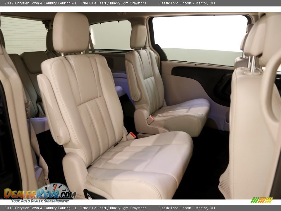 2012 Chrysler Town & Country Touring - L True Blue Pearl / Black/Light Graystone Photo #20