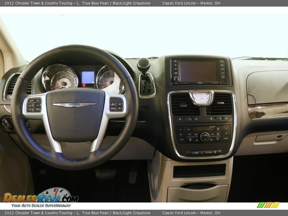 2012 Chrysler Town & Country Touring - L True Blue Pearl / Black/Light Graystone Photo #25