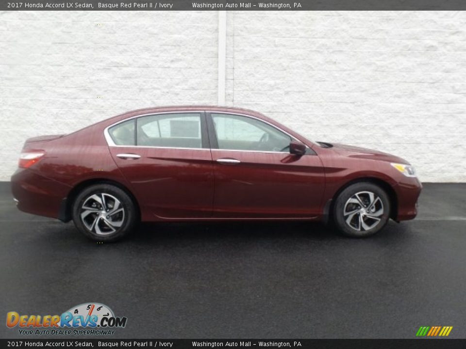 2017 Honda Accord LX Sedan Basque Red Pearl II / Ivory Photo #2