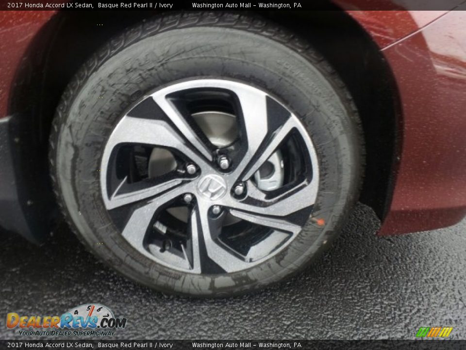 2017 Honda Accord LX Sedan Basque Red Pearl II / Ivory Photo #4