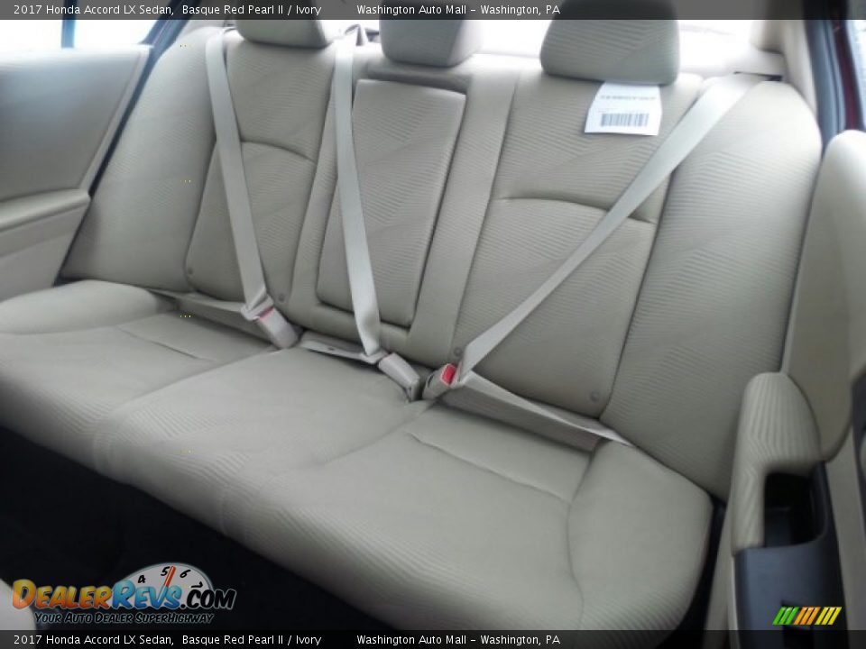 2017 Honda Accord LX Sedan Basque Red Pearl II / Ivory Photo #9
